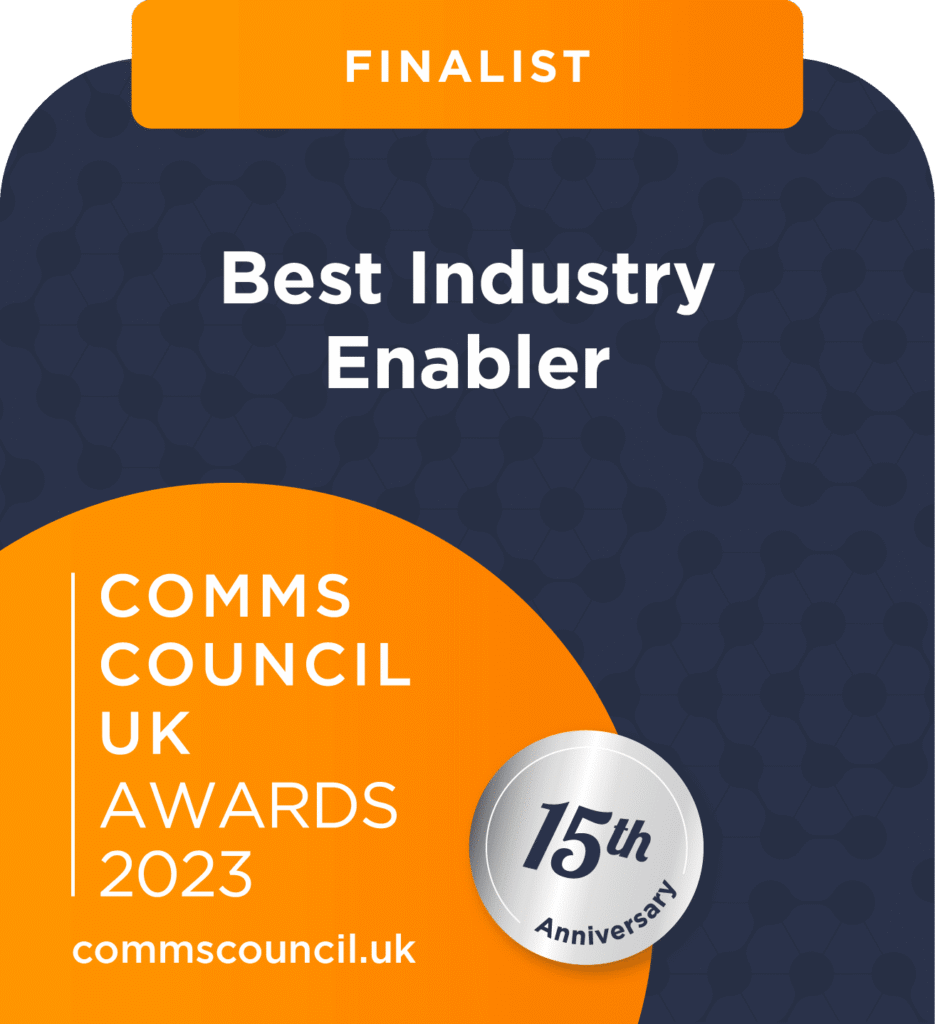 Fractional Teams Badge P5212 CCUK Awards 2023 Best Industry Enabler Finalist